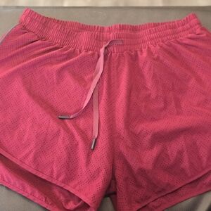 Baleaf Women's Scarlet And Grey Athletic Shorts